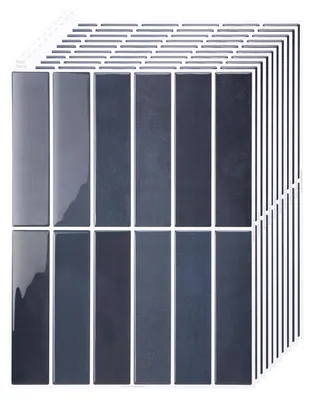 Produktbild von Wandfliesen selbstklebend, 3D, 28 x 22 cm, 10 Stück, für die Küche