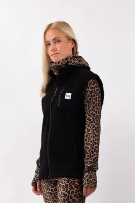 Produktbild von EIVY Women Sherpa Weste Lumberjackie Sherpa black S
