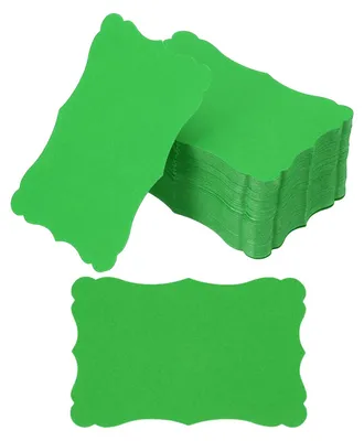 Notizkarten, 200 Stück, 3,7 x 2,4 Zoll, Papier, grün