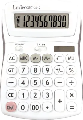 Produktbild von 10-stelliger Tischrechner mit verstellbarem Display