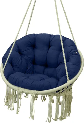 Produktbild von AMPO Polster Kissen für Hängeschaukel Hängesessel Auflage Rattanschaukel 110x60 cm