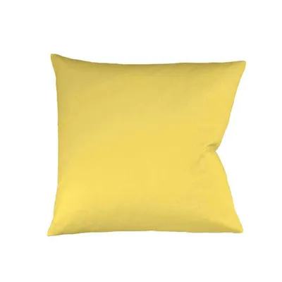 Produktbild von fleuresse Mako Satin Kissenbezug Colours Uni 40x40 cm Gelb