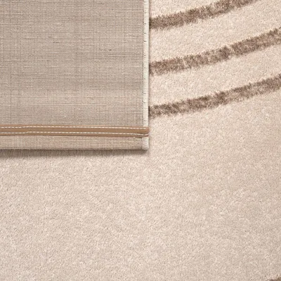 Produktbild von TT Home Wohnzimmer Teppich Kurzflor Geometrisches Design Abstrakte Optik Größe 120x160 cm