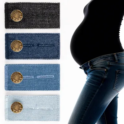 Hosenknopf-Verlängerung, Jeans-Bund-Erweiterer, 2–5 cm, verstellbar