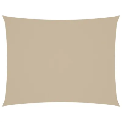 Image de vidaXL Voile d'ombrage Oxford Rectangulaire 3x4,5 m Beige