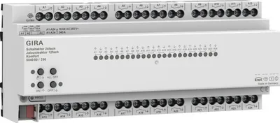 Produktbild von GIRA 504000 Schalt-/Jalousieaktor 24/12f 16A REG Komfort KNX Secure