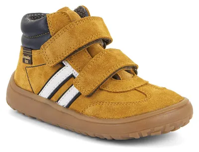Produktbild von Froddo FroddoTex Barefoot F-Motion Kinder Wasserdichte Barfußschuhe Senfbraun (Mustard), G3110285-16 - Gr. 25