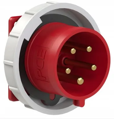 Produktbild von Einbausteckdose PCE 32A 5-polig IP67 6252-6 gerade
