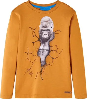 Produktbild von Kinder-Langarmshirt Dunkelocker 116