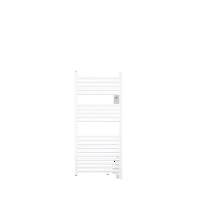 Produktbild von STIEBEL ELTRON Elektrischer Handtuchheizkörper / Badheizkörper BHE 50 Plus mit LC-Display, 500 W Heizleistung, Weiß, 239141