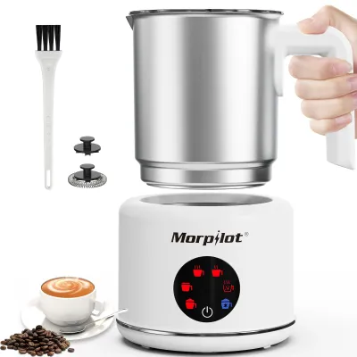 Productafbeelding van Morpilot Elektrische melkschuimer, 6-in-1 melkschuimer voor warme en koude melk