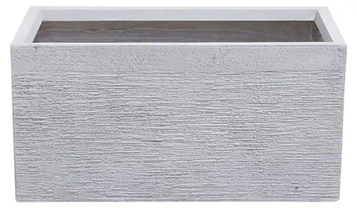Produktbild von Blumentopf 60 x 29 x 30 cm Steingemisch weiß