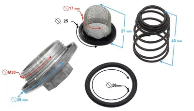 Imagen del producto de Filtro de aceite para ciclomotores de 50 cm³ de 4 tiempos