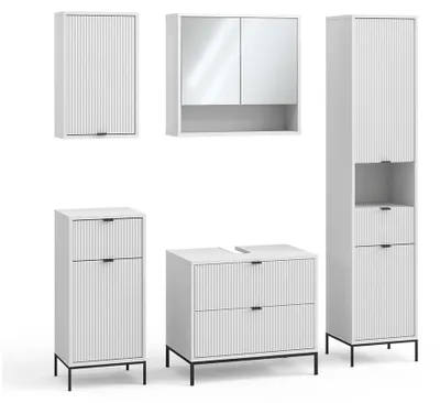 Immagine prodotto di Set di mobili da bagno Vicco Eliza Bianco 5 parti, Model 59697