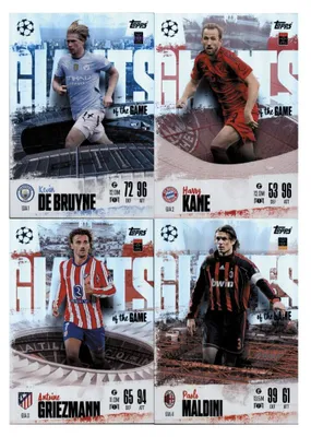 Produktbild von Match Attax Champions League 2024/25 EXTRA - Trading Cards - Alle 4 Giants of the Game Limited Edition