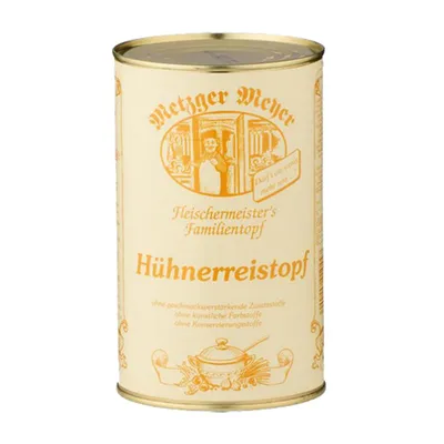 Produktbild von Metzger Meyer Hühnerreistopf 12x1200ml - Lausitzer Suppe / Eintopf