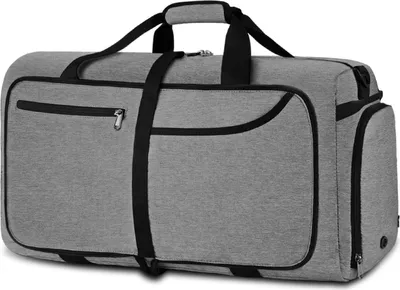 Produktbild von NEWHEY Große faltbare Reisetasche 100L mit Schuhfach Schwarz