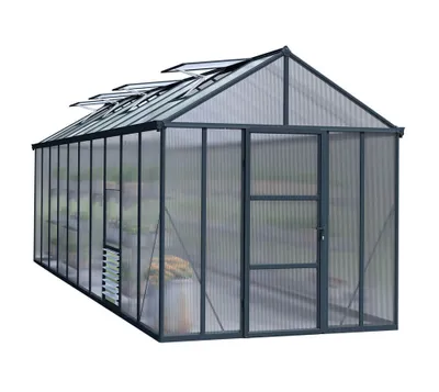 Produktbild von Palram - Canopia Aluminium Gewächshaus Glory 410 Anthrazit 603x244x268 cm