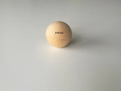 Produktbild von Holzkugeln Dekokugeln ø 50mm - 20er Set mit Bohrung