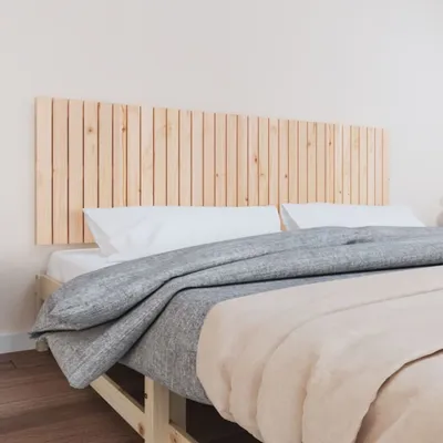 Obrázok produktu pre vidaXL Nástenné čelo 204x3x60 cm masív borovica - Nástenné čelo - Čelo postele - Čelo postele