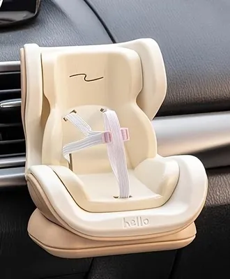 Image de siège de chaise de poupée 2 en 1 pour voiture & table - Clip de sortie d'air & support de bureau
