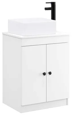 Produktbild von Badezimmermöbel-Set Weiß Holzwerkstoff