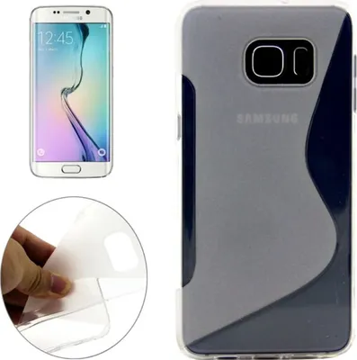 Produktbild von OTB TPU Case kompatibel zu Samsung Galaxy S6 Edge+ SM-G928F S-Curve transparent