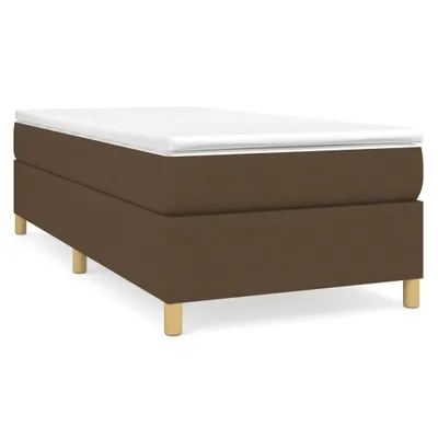 Obrázek produktu pro vidaXL Boxspring rám postele tmavě hnědý 80x200 cm látka
