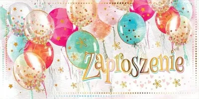 Obrázok produktu pre Všeobecné pozvánky, balóniky, 17 x 8,5 cm, 10 ks