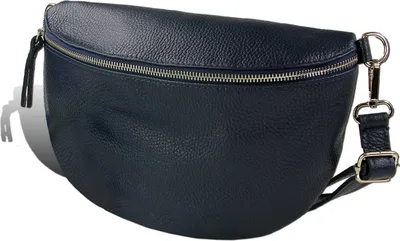 Produktbild von Toscanto Tasche Tragegurt passend blau dunkelblau Leder Gürteltasche D2OTT825BB
