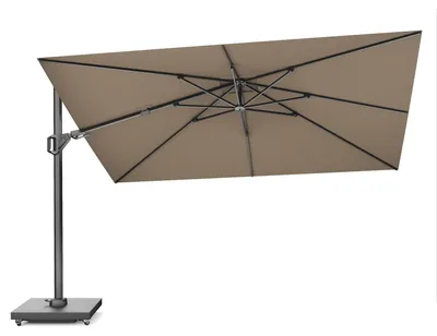 Produktbild von Platinum Sonnenschirm rechteckig Challenger T² Premium | doppelt kippbarㅤ2.6 x 3.5 Meter 4 Havana | Anthrazit