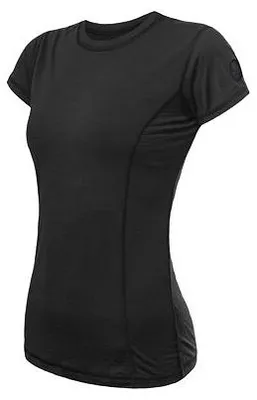 Zdjęcie produktu dla Koszulka Sensor Merino Air damska krótka czarna wielkość M 23200021-01