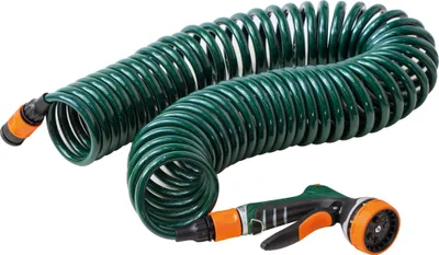 Produktbild von SIENA GARDEN Spiralschlauchset 10m mit Comfort Multibrause