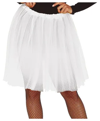 Imagen del producto de Traje de baile para carnaval, falda tutú de ballet, 60 cm, color y blanco, ideal para fiestas, elegante, para baile, disfraz, body de baile de cuento, moderno, para carnavales, ballet. Color: blanco