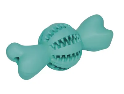Produktbild von Nobby Hundespielzeug Vollgummi Dental Line Ball mit Knochen