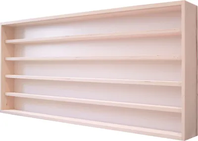 Produktbild von V100.5 Sammlervitrine Holz / 100 cm x 49 cm x 8,5 cm Fächer 5