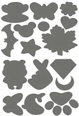 Image de INF Patch de réparation auto-adhésif imperméables pour vêtements 1 feuille Gris clair