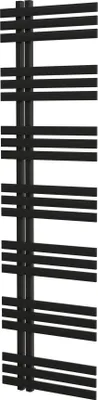Produktbild von Schulte Badheizkörper IGNIS, 180x50 cm, Schwarz, seitlich versetzter Mittelanschluss, ohne Heizstab