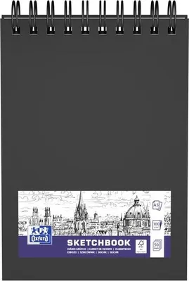 Produktbild von Oxford - Skizzenbuch A5 50 Blatt 100 Gramm Spirale