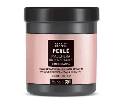 Produktbild von Black Professional Keratin Protein Perlé Mask 1000 ml – regenerierende Keratin-Haarmaske