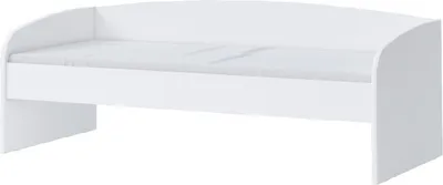 Produktbild von Kinderbett / Jugendbett Benjamin 01, Farbe: Weiß - Liegefläche: 90 x 200 cm (B x L)