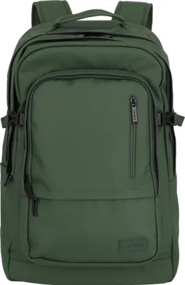 Produktbild von travelite Freizeitrucksack Rucksack mit Laptopfach Basic Backpack 28L Oliv olivgrün