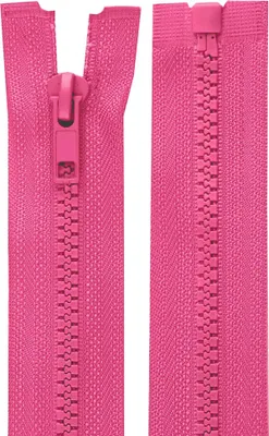Produktbild von 1 Reißverschluss Kunststoffprofil 5mm 60cm teilbar Profilreißverschluss Autolock, Farbwahl,bubblegum