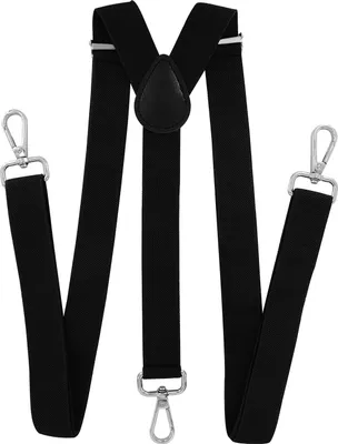 Produktbild von axy Hosenträger Herren Hosenträger 3 robusten Karabiner Verschluss 2,5 cm breit Y-Form verstellbar und elastisch 120cm Lang