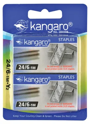 Image de Agrafes n° 24/6 Kanagro 2 x 1000 pièces en blister