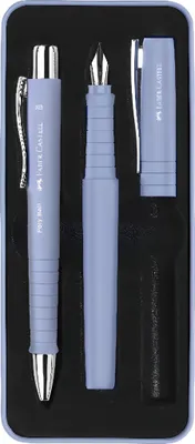 Obrázek produktu pro Faber-Castell Poly Ball Set, Purpurová, 3 kusů, Kuličkové pero + bombičkové pero