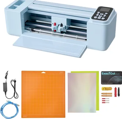 Image de Découpeuse de vinyle SucceBuy 30 cm, traceur de découpe avec commandes tactiles et écran tactile, compatible avec Mac, Windows, Android et iOS, idéal pour les projets créatifs, la fabrication de cartes et les accessoires d'intérieur