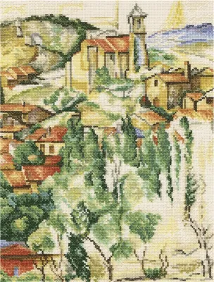 Immagine prodotto di Kit per ricamo a punto croce RTO "Gardanne" M559, 25x32,5 cm