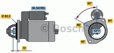 Obrázek produktu pro Startér BOSCH 0 986 010 600