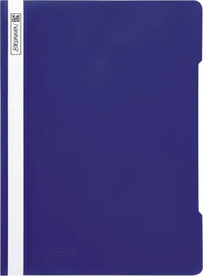 Produktbild von BRUNNEN Plastik Schnellhefter A4 PP blau